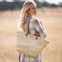 Bags and totes - Rattan beach tote bag - Le Safi - BERBER LEATHER
