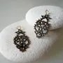 Jewelry - LACE EARRINGS, HANDMADE, TREE PATTERN - KARAWAN AUTHENTIC