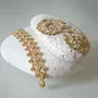 Jewelry - EARRINGS MADE OF WIRE & BEADS, FLOWER - KARAWAN AUTHENTIC