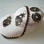 Jewelry - EARRINGS MADE OF WIRE & BEADS, FLOWER - KARAWAN AUTHENTIC