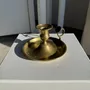 Decorative objects - Antique gold hand candle holder H8 D14 - OFFICE OBJETS