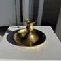 Decorative objects - Antique gold hand candle holder H8 D14 - OFFICE OBJETS