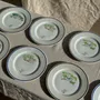 Everyday plates - Set of 12 France Chavroux 90s cheese plates D 21.5 - OFFICE OBJETS
