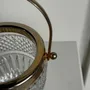 Platter and bowls - Small gold-plated diamond-tipped glass ice bucket - OFFICE OBJETS