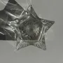 Bougeoirs et photophores  - Bougeoir étoile en verre vintage D13 - OFFICE OBJETS