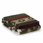 Bed linens - Wool bed blanket TRIBE - single - green - MOST-BLANKETS