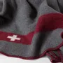Linge de lit - Plaid en laine mérinos SWISS ARMY - gris - MOST-BLANKETS