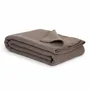 Linge de lit - Couverture de lit en laine mérinos BROWNY - simple - marron - MOST-BLANKETS