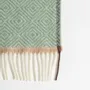 Throw blankets - Wool throw blanket VENEZIA Mint - MOST-BLANKETS