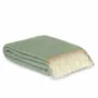 Throw blankets - Wool throw blanket VENEZIA Mint - MOST-BLANKETS