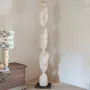 Sculptures, statuettes and miniatures - Totem sculpture object organic modern style white - STUDIO WILD ORANGE