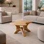Coffee tables - Selene | Sculpted Coffee Table| European Oak Wood - NEXART