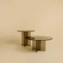 Tables basses - Table d'appoint en verre bronze Amami - LEBANTO