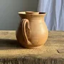 Carafes - Vintage Brutalist Sandstone Ball Refresher Rosé Pitcher H19 - OFFICE OBJETS