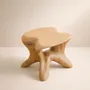Stools - Aura | Sculpted Exclusive Stool | European Oak Wood - NEXART