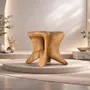 Stools - Aura | Sculpted Exclusive Stool | European Oak Wood - NEXART