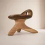 Chaises - Morphe | Fauteuil Sculpté Exclusif | Chêne Européen Massif - NEXART