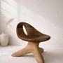 Chaises - Morphe | Fauteuil Sculpté Exclusif | Chêne Européen Massif - NEXART