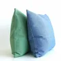 Fabric cushions - Finn solid chambray cotton cushion - ML FABRICS