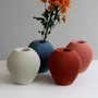 Vases - FLOWER VASE - DONA 17cm TEXTURIZED - MENDELEK STUDIO