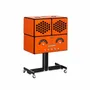 Speakers and radios - radiofonografo orange - BRIONVEGA