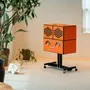 Speakers and radios - radiofonografo orange - BRIONVEGA