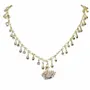 Bijoux - Collier Swan -  Strass roses - FASCINATO