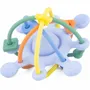 Childcare  accessories - SILICONE: TEETHING RING - LILAC STAR - ULYSSE COULEURS D'ENFANCE