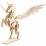 Loisirs créatifs pour enfant - MAQUETTE EN BOIS : LICORNE MYTHIQUE - ULYSSE COULEURS D'ENFANCE