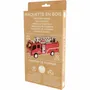 Loisirs créatifs pour enfant - MAQUETTE EN BOIS : CAMION DE POMPIER (RÉTRO FRICTION) - ULYSSE COULEURS D'ENFANCE