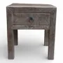 Night tables - Natural side table with drawer - PAGODA INTERNATIONAL
