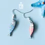 Bijoux - Boucles d'oreilles sardines - PINTONIK