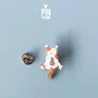Broches - Épinglette en bois Calico Cat - PINTONIK