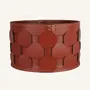 Storage boxes - Round woven leather basket VASILIS - LIMAC DESIGN