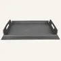 Leather goods - Design tray in steel and leather TABAKA - LIMAC DESIGN