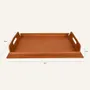 Leather goods - Design tray in steel and leather TABAKA - LIMAC DESIGN