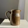 Carafes - Small cylindrical pitcher in vintage shiny stoneware H15 - OFFICE OBJETS