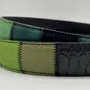 Petite maroquinerie - Ceinture patchwork h 35 mm - PASSIONE