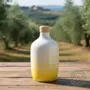 Food storage - Personalized ceramic oil bottle - BOTTEGA DEGLI ARTISTI