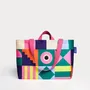 Bags and totes - Geometric Pattern Canvas Tote Bag - ROOT