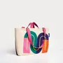 Bags and totes - Cream & Indigo Canvas Tote Bag - ROOT