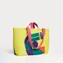 Bags and totes - Yellow & Indigo Canvas Tote Bag - ROOT