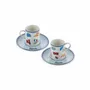 Mugs - Travellers  Collection Porcelain Coffee Cup Set (Set of 4) - SOMNIA ATELIER