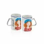 Mugs - Cosmopolitan Collection Porcelain Mugs (Set of 4) - SOMNIA ATELIER