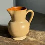 Carafes - Carafe en grès boule vintage intérieur brun extérieur beige H18 D15 - OFFICE OBJETS