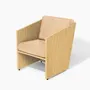 Assises pour bureau - Fauteuil en bois de chêne et cuir authentique - Álvaro Siza Vieira - MOR