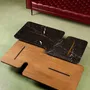 Coffee tables - Jais Coffee Table - Wood + Marble + Metal Brass - ARBORE BY CAREL WOODWORKS