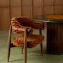 Dining Tables - The Shelby Table Wood + Marble + Brass + Leather - ARBORE BY CAREL WOODWORKS