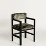 Chairs - IAM_Armchair Solid Oak Frame + Upholstery Natural + Custom Fabric - ARBORE BY CAREL WOODWORKS
