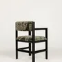 Chairs - IAM_Armchair Solid Oak Frame + Upholstery Natural + Custom Fabric - ARBORE BY CAREL WOODWORKS